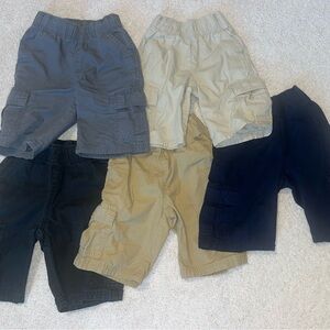 Boys Children’s Place adjustable waist cargo shorts size 6 Slim